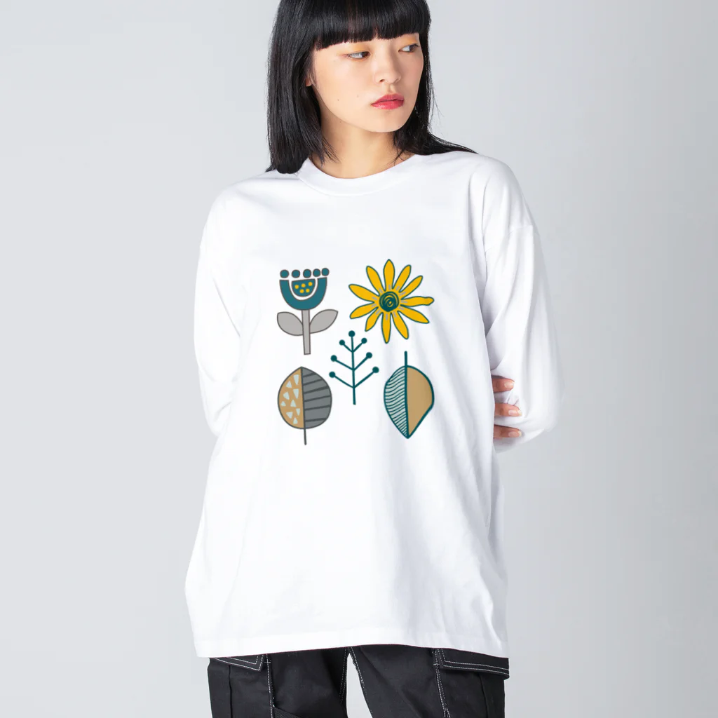 Wonder Bird Forestのイーリス_TYPE-B ビッグシルエットロングスリーブTシャツ