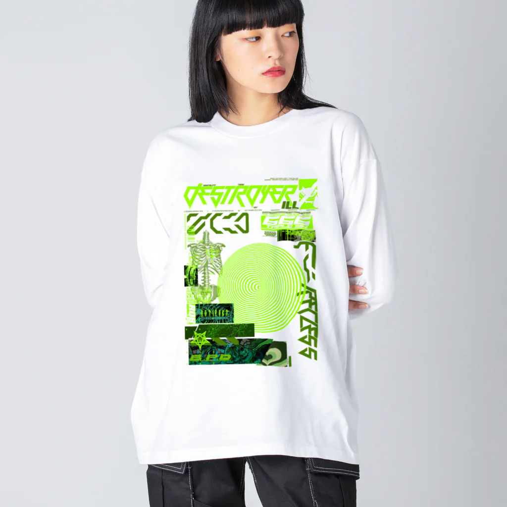 エゴイスト乙女のサイバー Big Long Sleeve T-Shirt