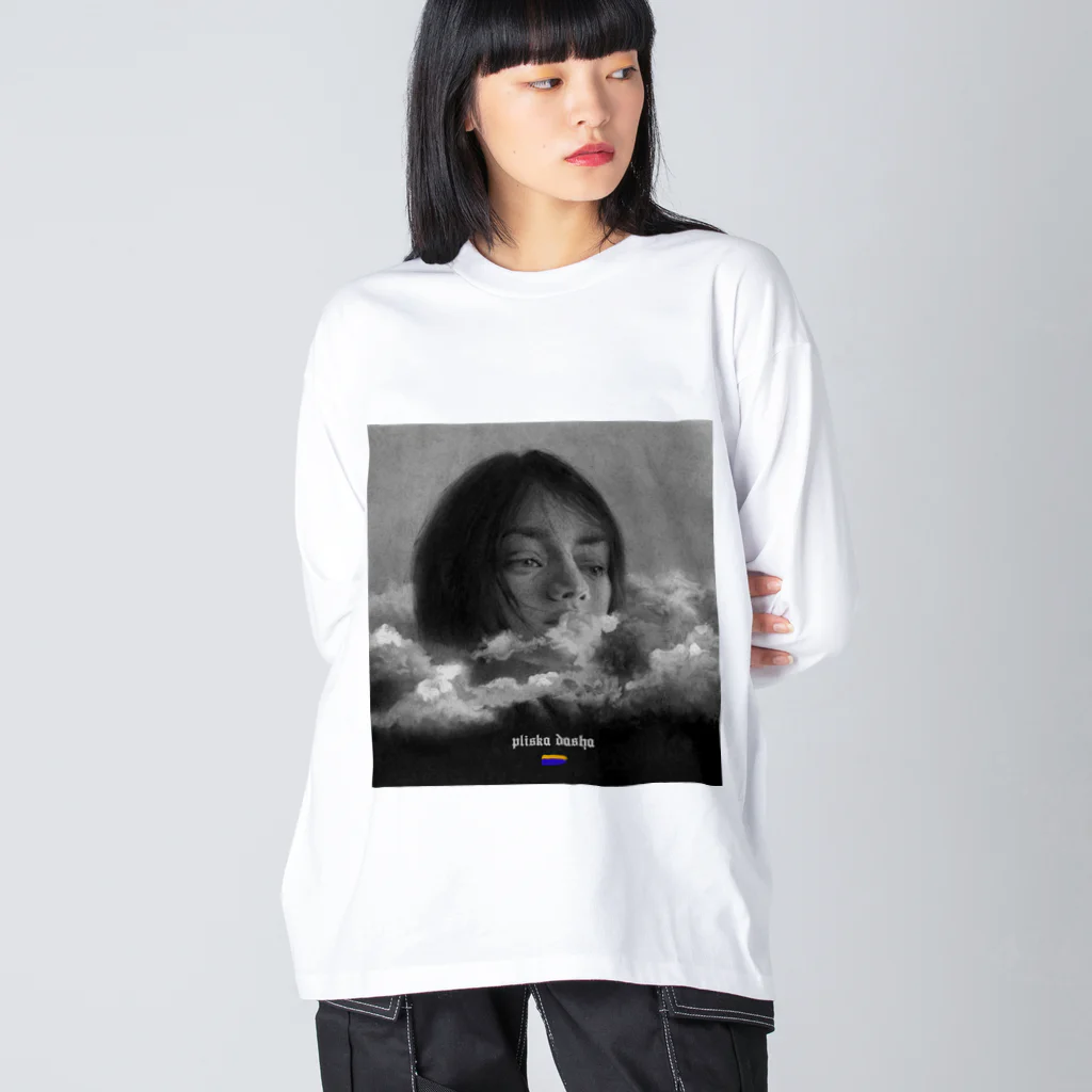 pliska のVeil ビッグシルエットロングスリーブTシャツ