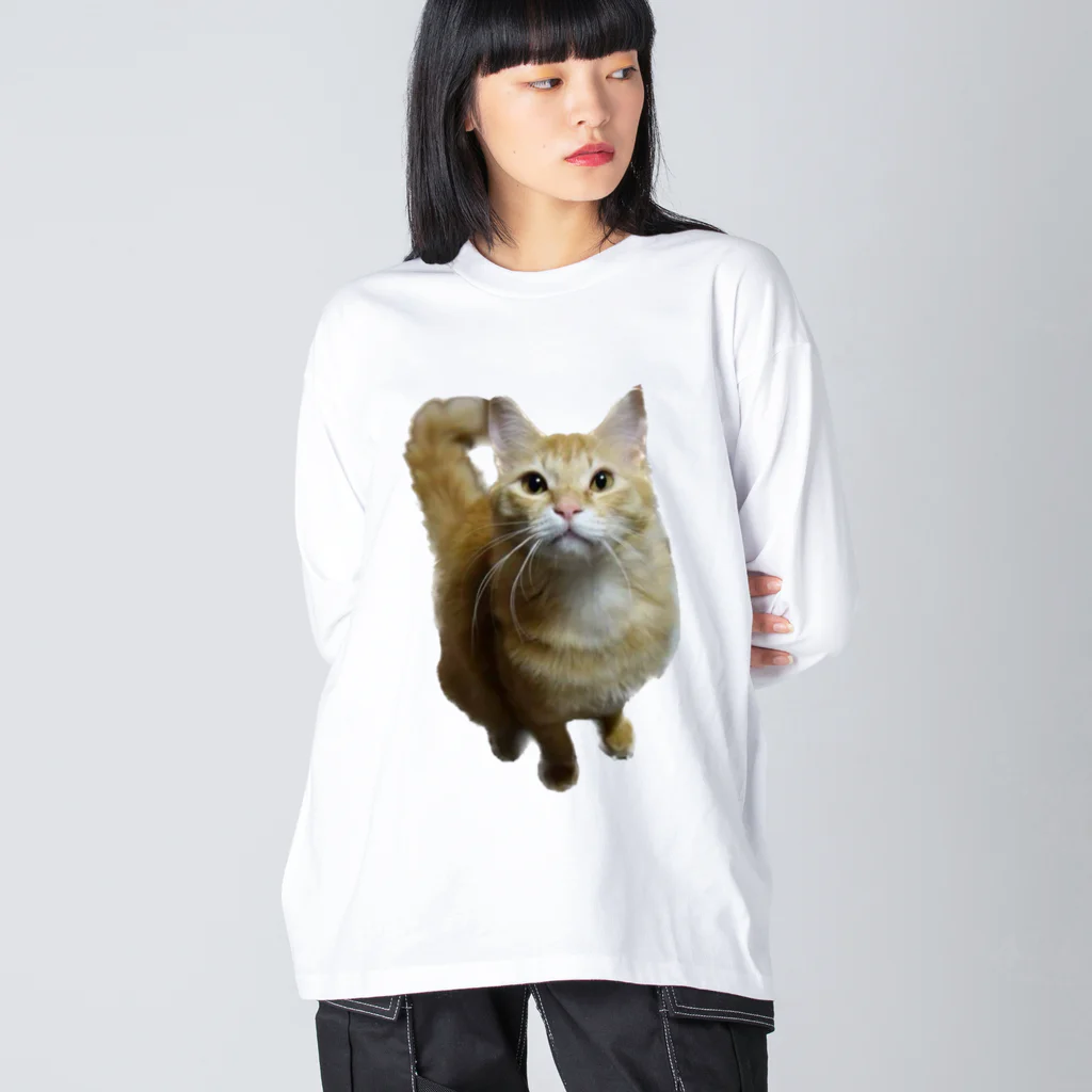 トロールショップの我が家のお猫様が見てます(笑) Big Long Sleeve T-Shirt