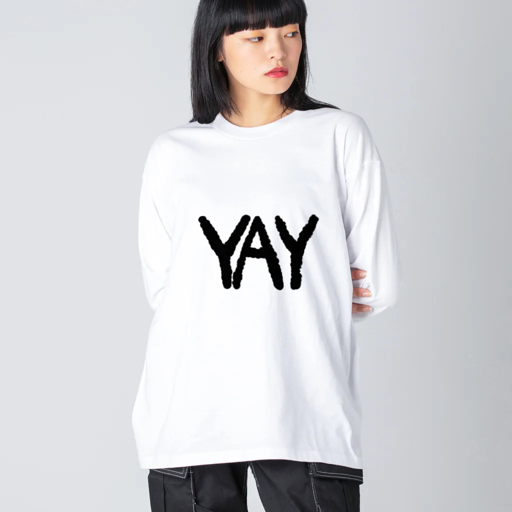 hippi▲▲▲のYAY ビッグシルエットロングスリーブTシャツ