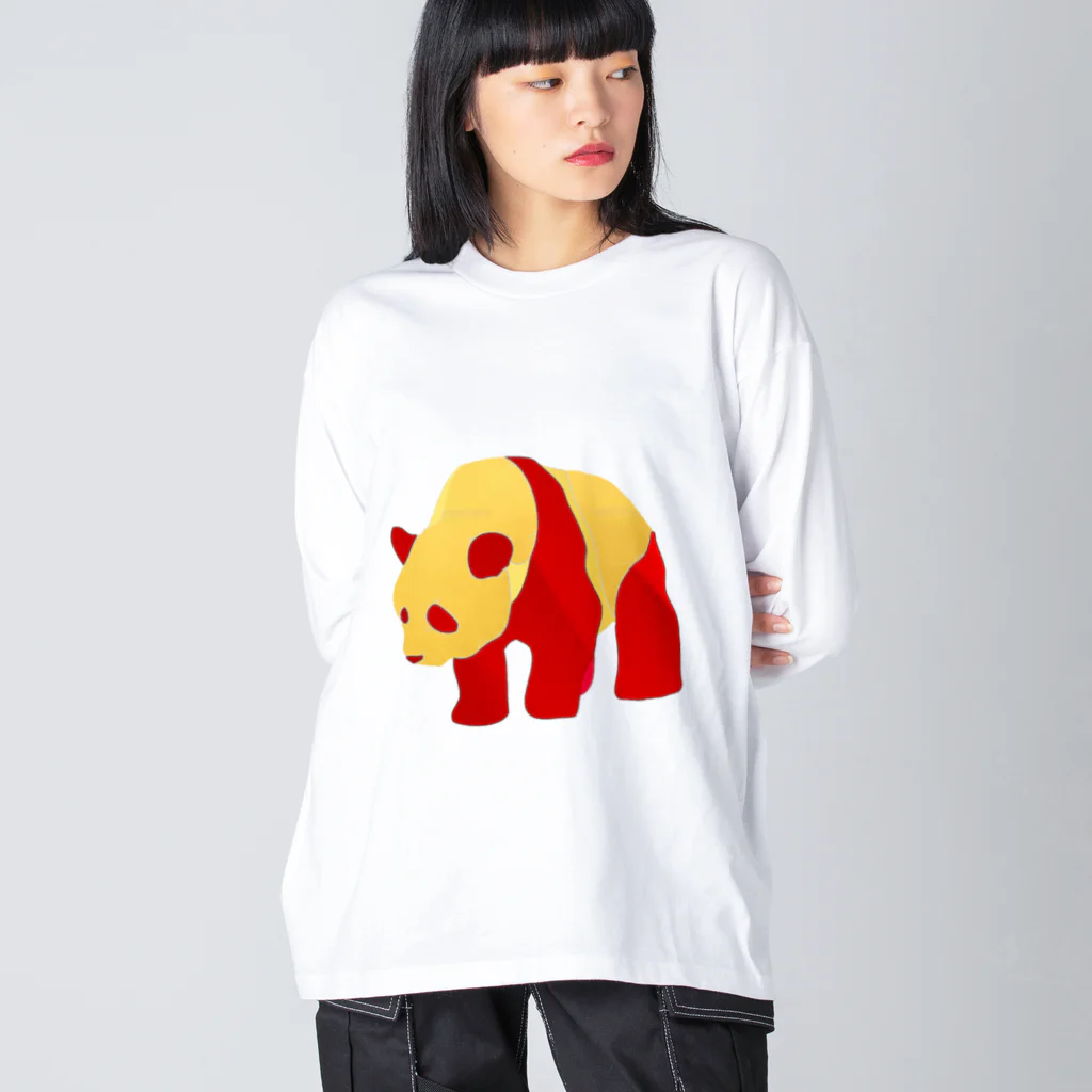 広熨斗隼人SHOPの広熨斗隼人のカラーパンダ🐼２ Big Long Sleeve T-Shirt