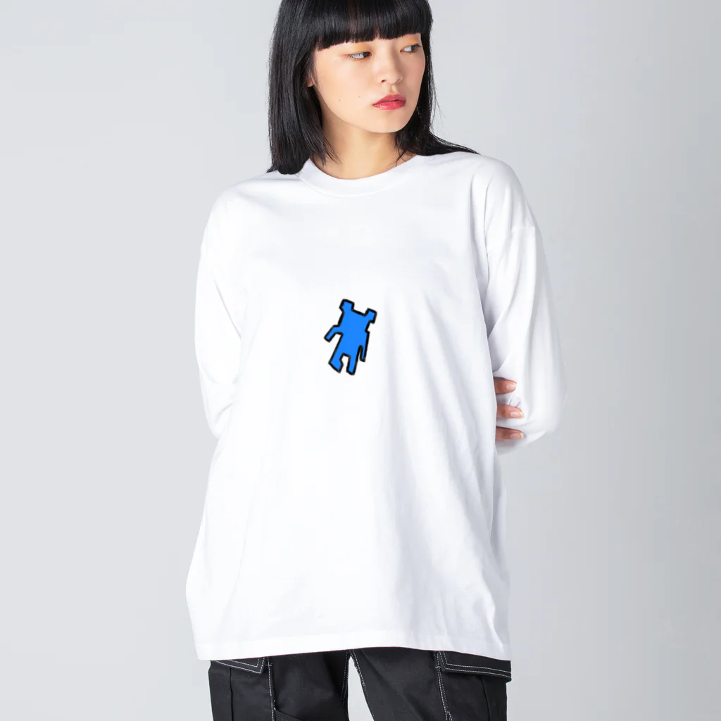 hentekoのhenteko kuma ビッグシルエットロングスリーブTシャツ