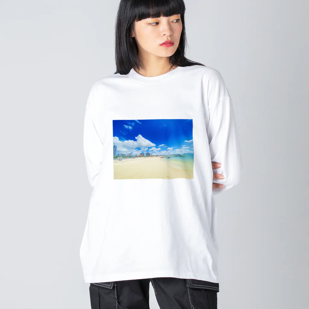 shoumaOriginalDesignのアラハビーチ ビッグシルエットロングスリーブTシャツ