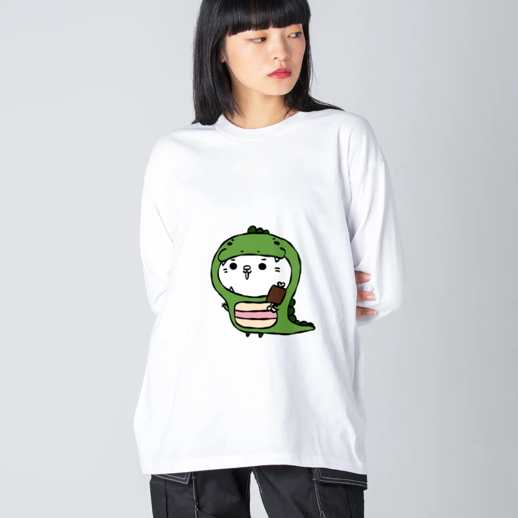 にゃんころげのにゃんころげ#0003 ビッグシルエットロングスリーブTシャツ