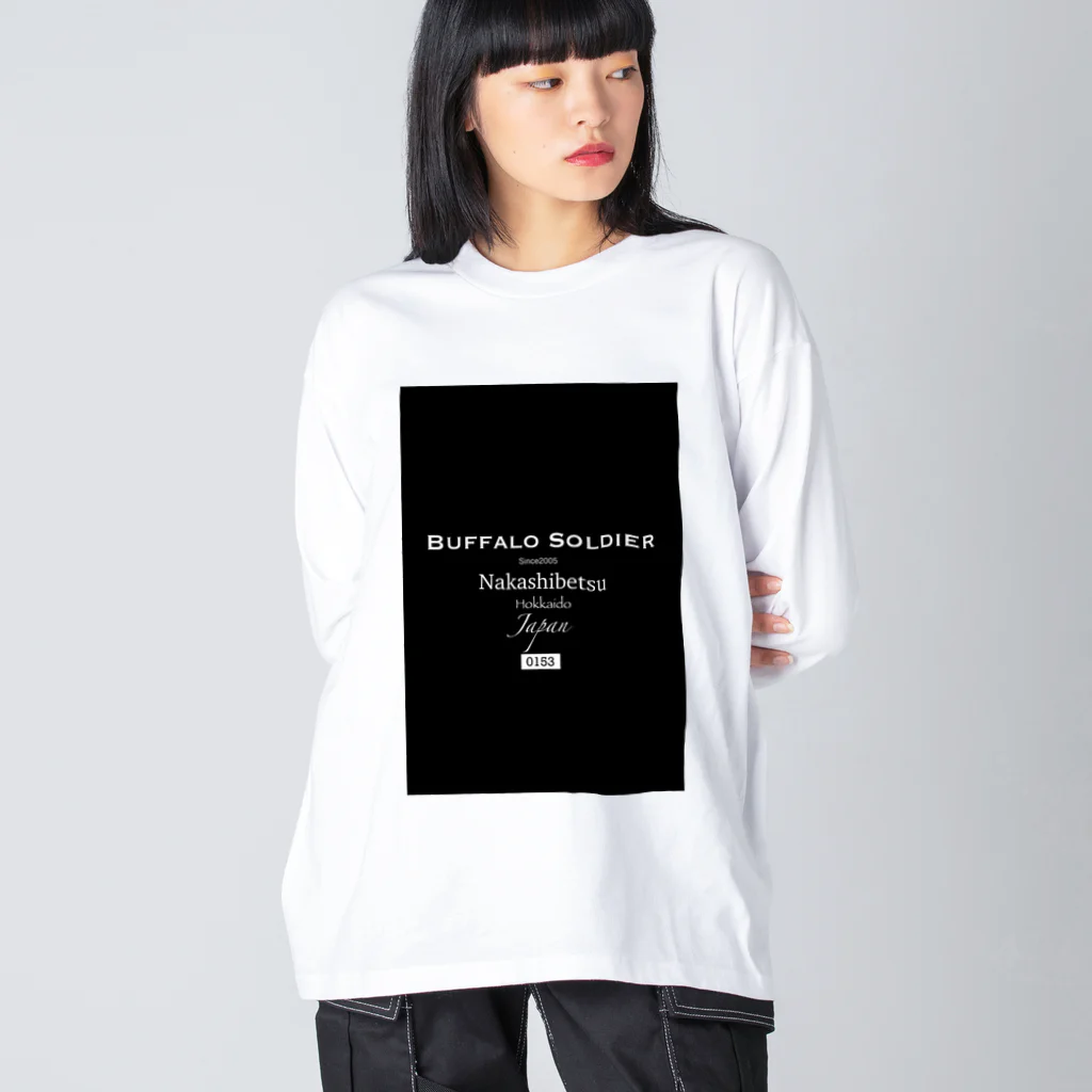 BUFFALO SOLDIER のBUFFALO SOLDIER LETTER  Big Long Sleeve T-Shirt