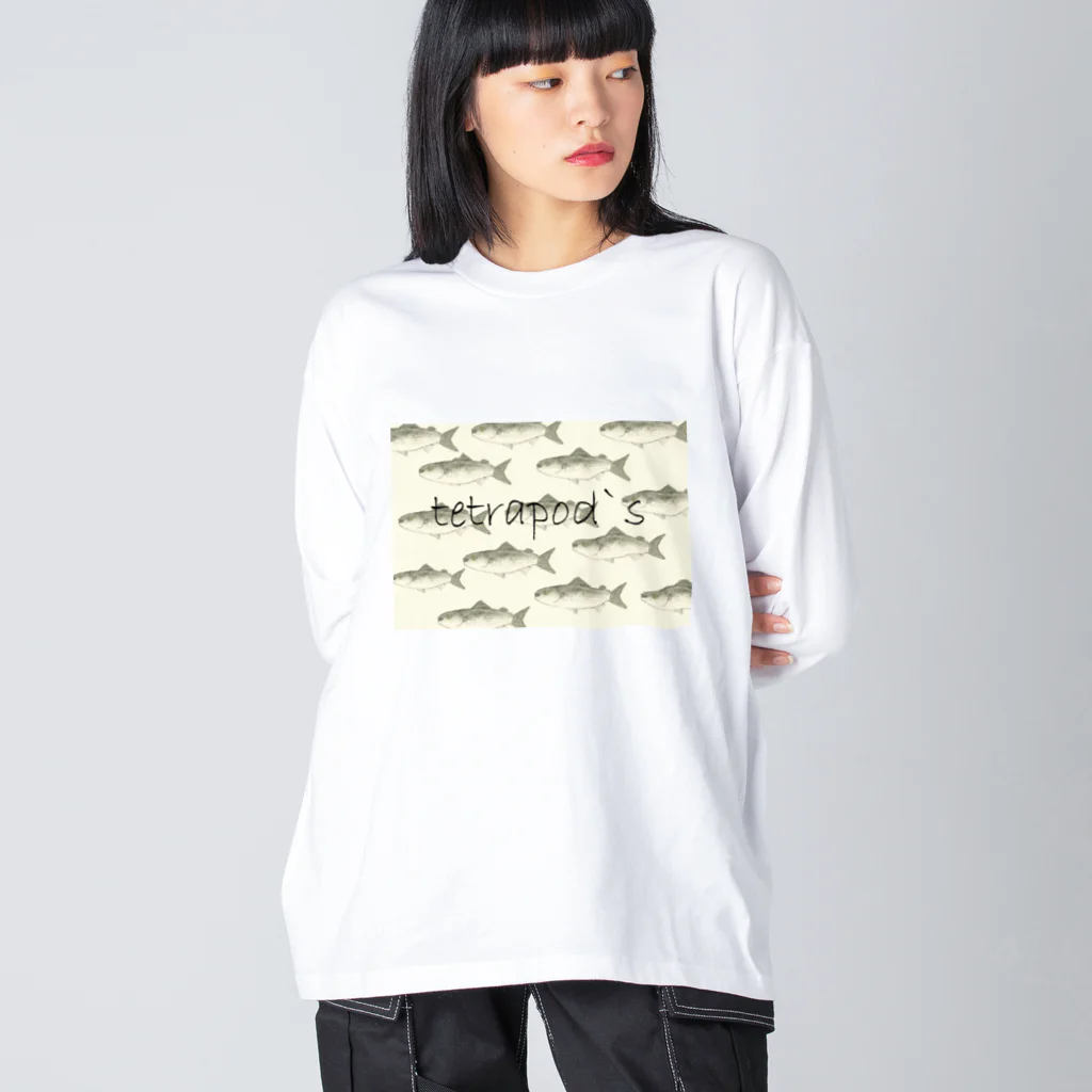 tetrapod'sのボラの大群 Big Long Sleeve T-Shirt