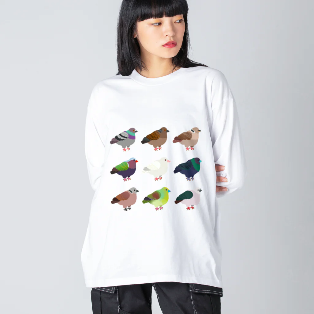 すずの木洋品店のハトちゃん Big Long Sleeve T-Shirt