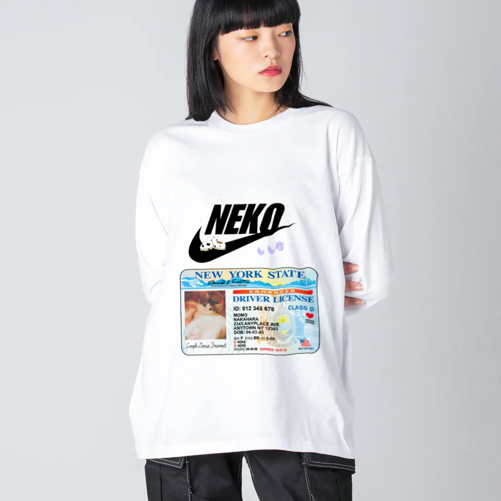 𝙈𝙊𝙈𝙊'𝙨 𝙎𝙝𝙤𝙥のNEKO ビッグシルエットロングスリーブTシャツ