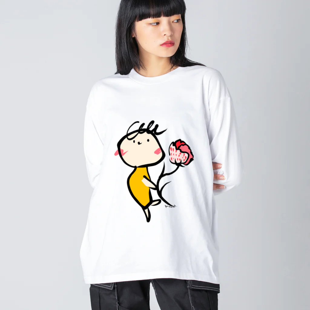 kouohのサンキューママ Big Long Sleeve T-Shirt