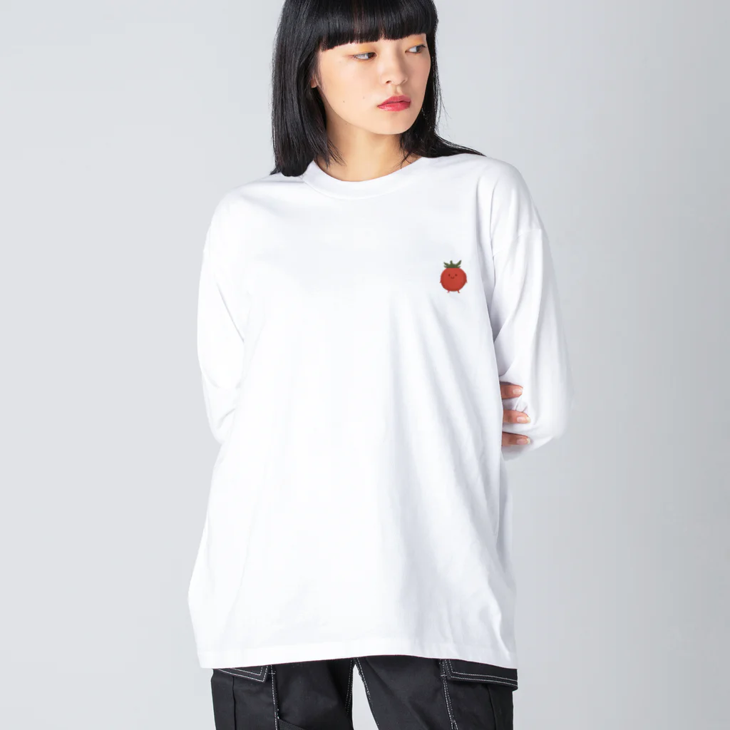 ドラ水彩の新トマトちゃん Big Long Sleeve T-Shirt