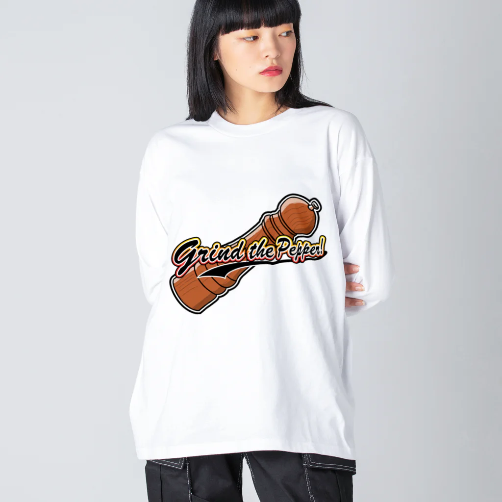 sora-mixのGrind the Pepper! ペッパーミル  Big Long Sleeve T-Shirt