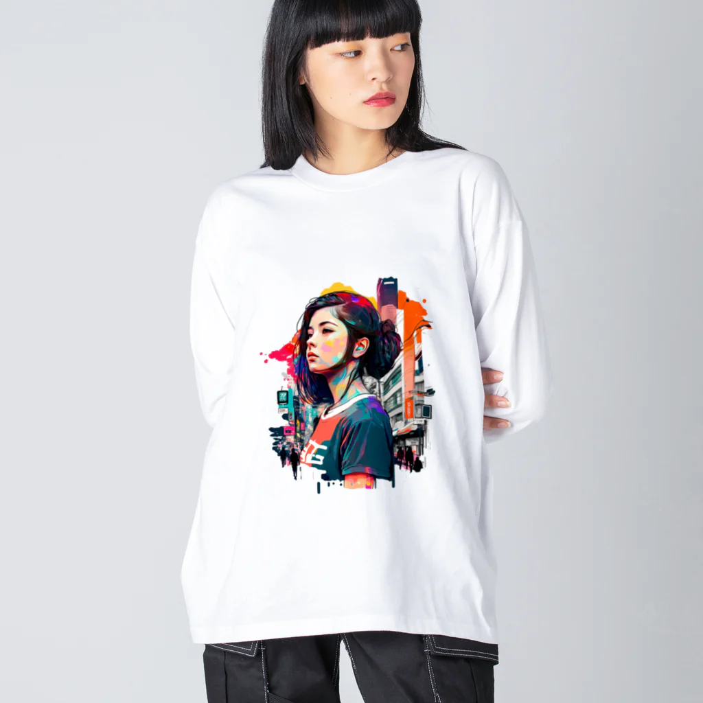 CITY GIRLSのCITY GIRL E Big Long Sleeve T-Shirt