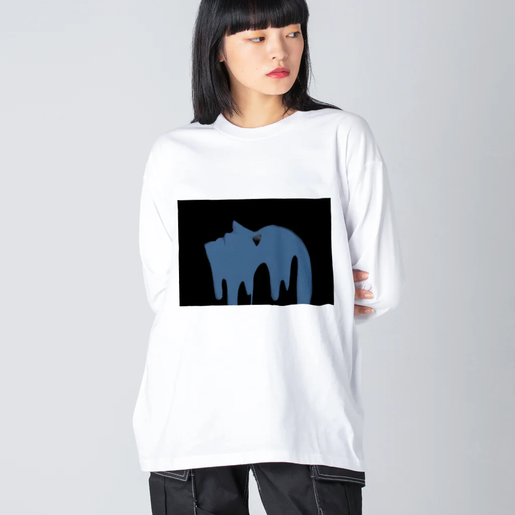 ﾆﾝｼﾞﾝｲｯﾎﾟﾝの沈溶 Big Long Sleeve T-Shirt