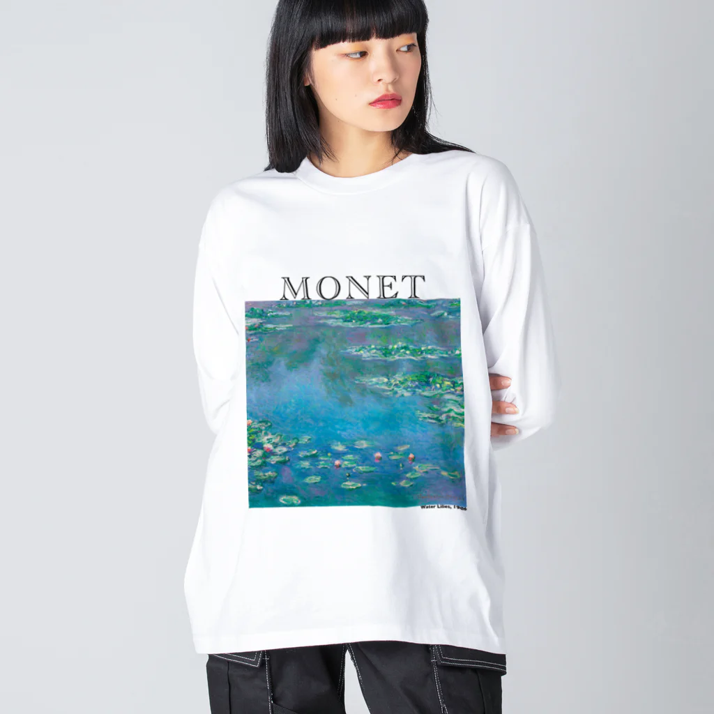 MUGEN ARTのモネ　睡蓮　Claude Monet / Water Lilies Big Long Sleeve T-Shirt