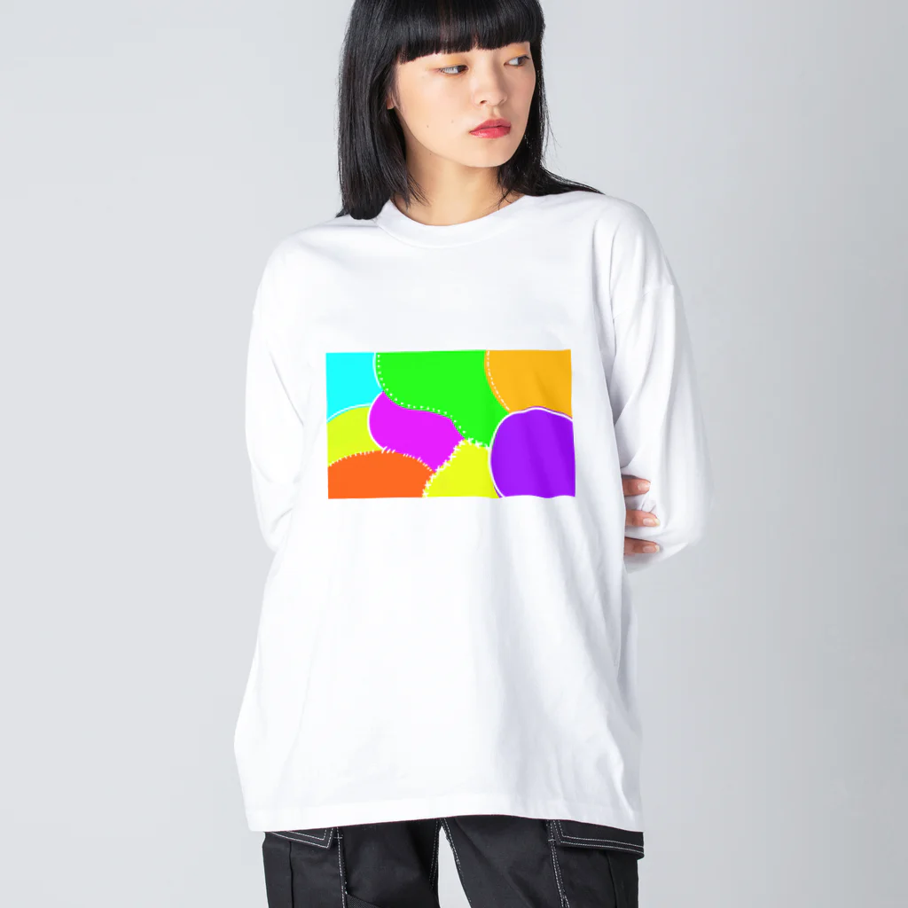 ミクノガレのカラフルでテンション上げてこ Big Long Sleeve T-Shirt