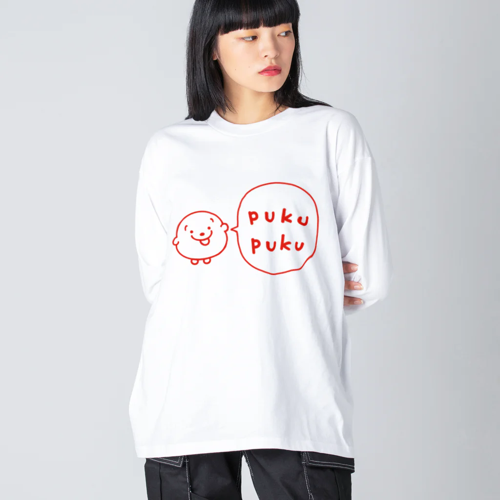 穂の湯のPuku Puku ビッグシルエットロングスリーブTシャツ