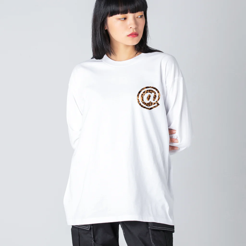 キッチンファラオのヒョウ柄　@ Big Long Sleeve T-Shirt