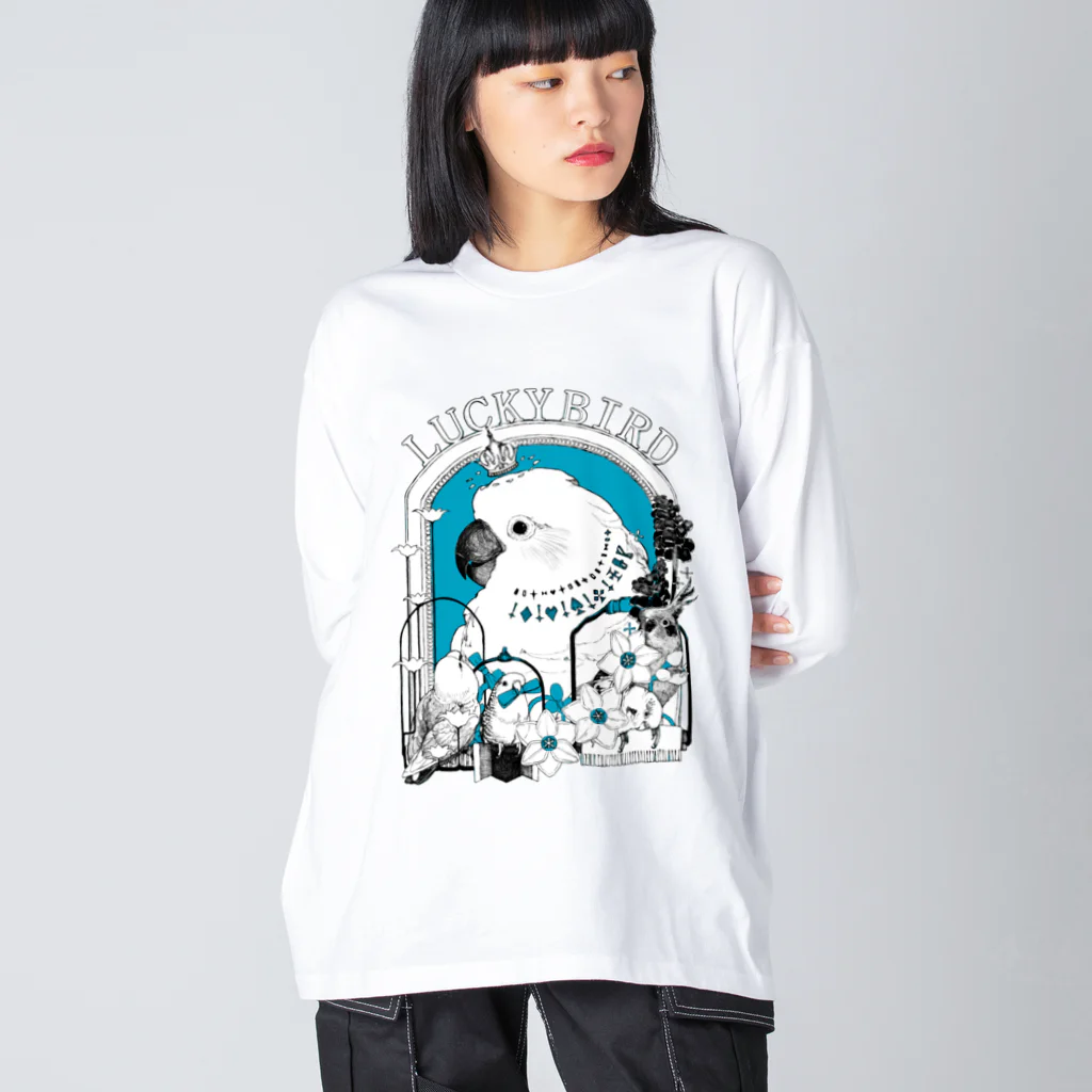 ろう飼い主のLUCKY BIRD Big Long Sleeve T-Shirt