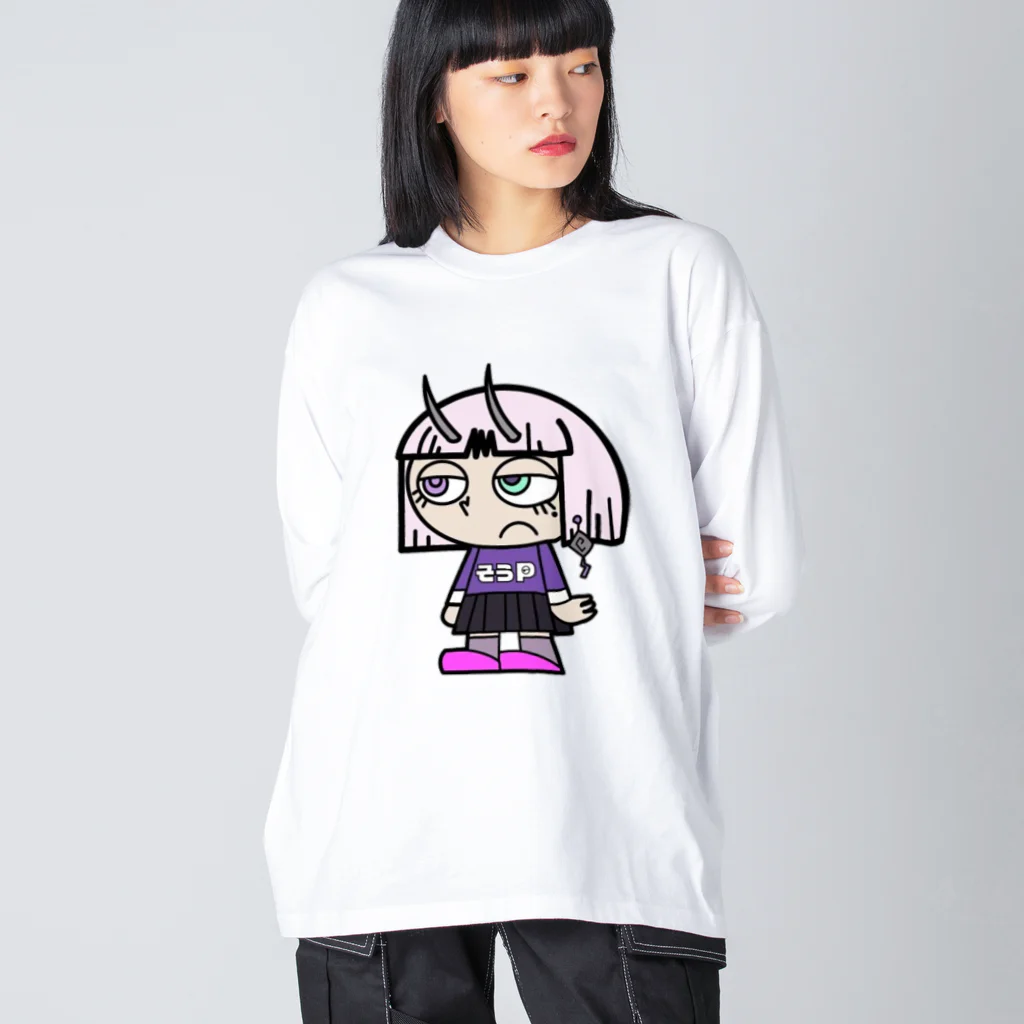 moyashiinthehouseのそうちゃんP_なりたい子ちゃん ビッグシルエットロングスリーブTシャツ