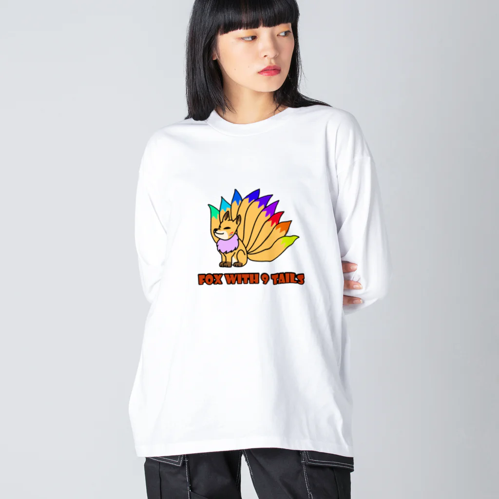 にょろももももものゲーミングきつね Big Long Sleeve T-Shirt