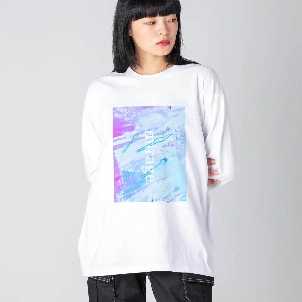 アヤメのmirage ビッグシルエットロングスリーブTシャツ