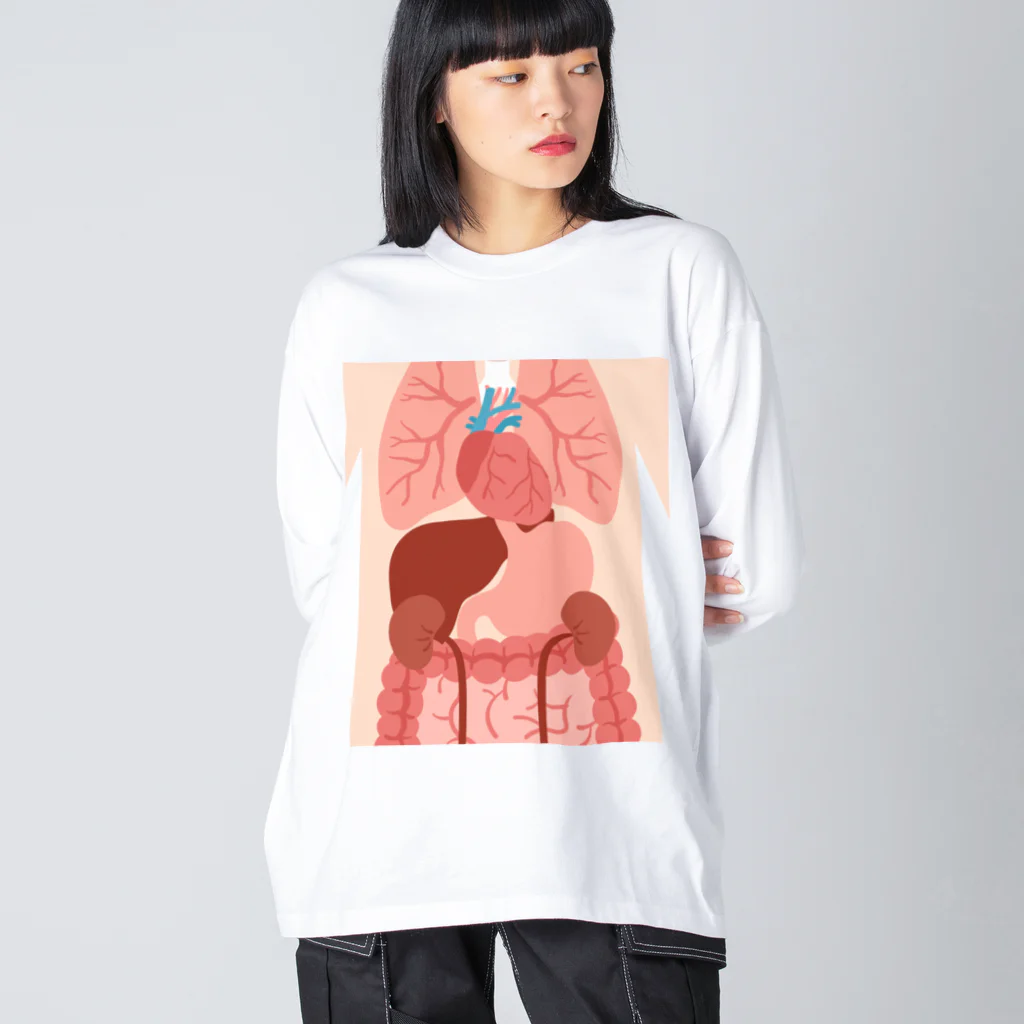 Art-soulのIn the body Big Long Sleeve T-Shirt