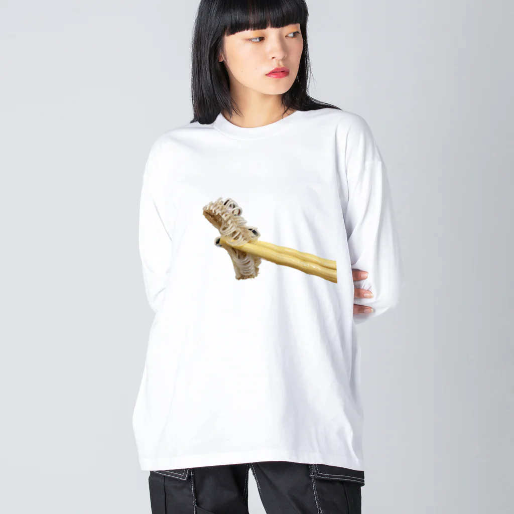 EYE CANDYのつまみ つままれ 肴られて Big Long Sleeve T-Shirt