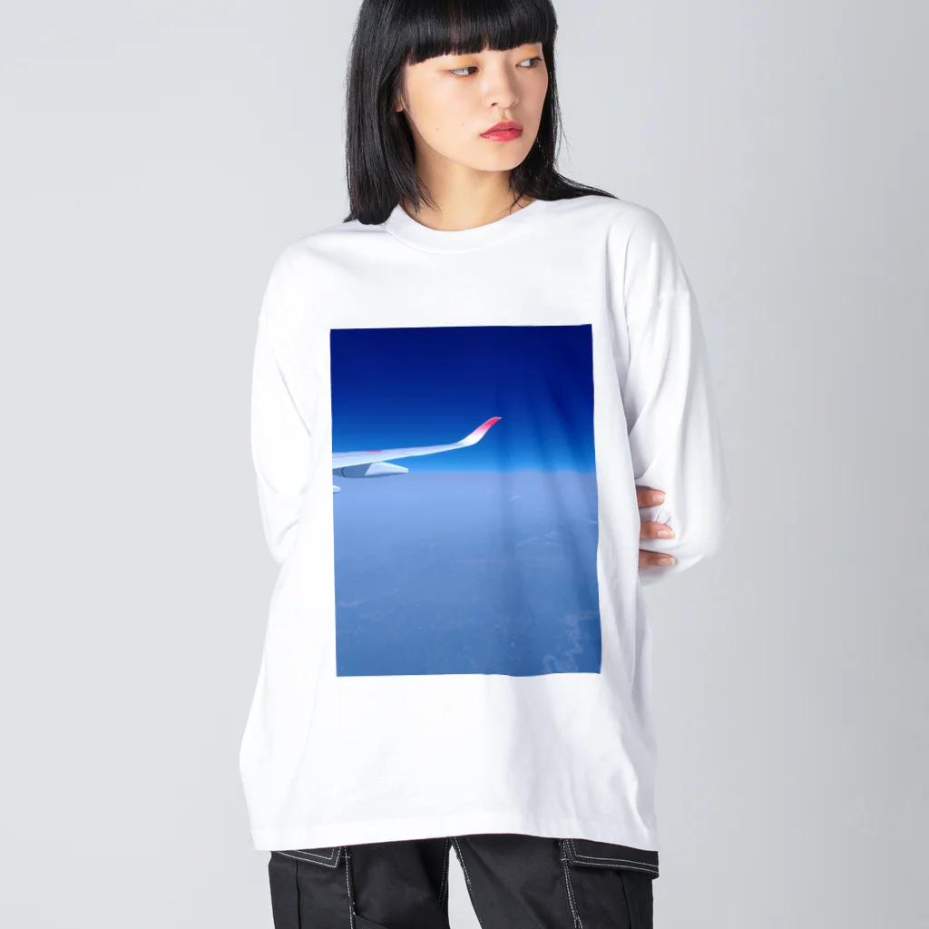 😃さるすべり🤗の沖縄行きの便 Big Long Sleeve T-Shirt
