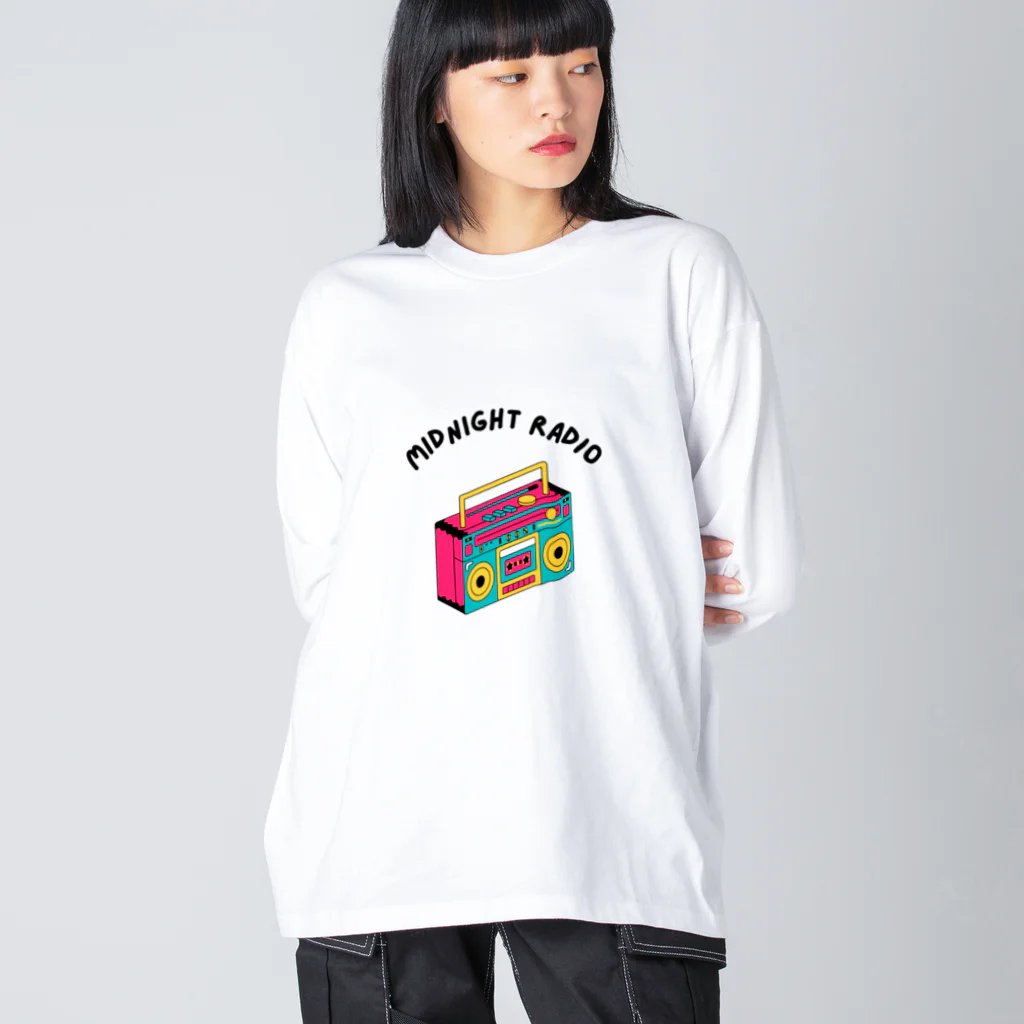 honeycombのMidnight Radio ビッグシルエットロングスリーブTシャツ