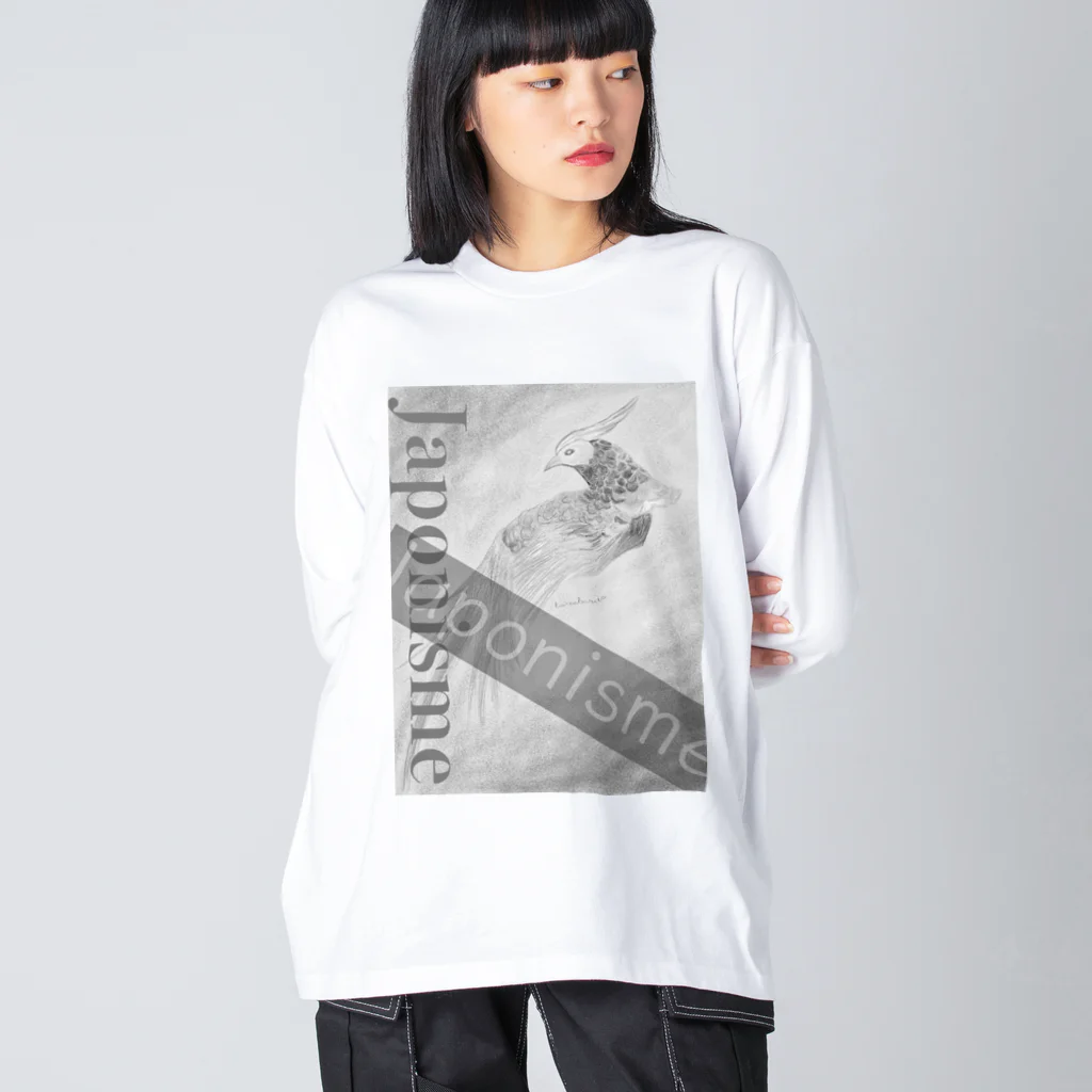 Lovebirdsの鳳凰　モノクロバージョン Big Long Sleeve T-Shirt