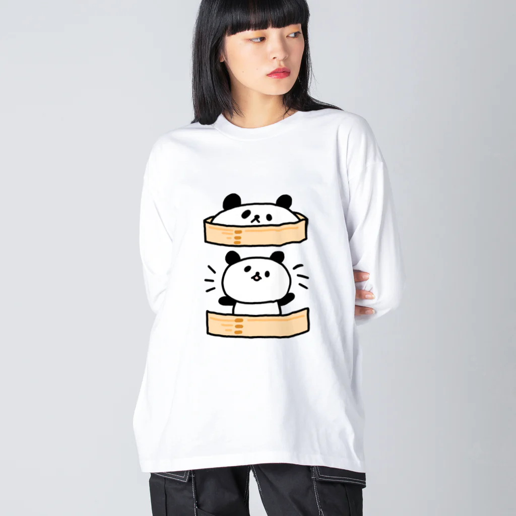 Shoboi-YOSHIDAのしょぼいパンダ（せいろ） Big Long Sleeve T-Shirt