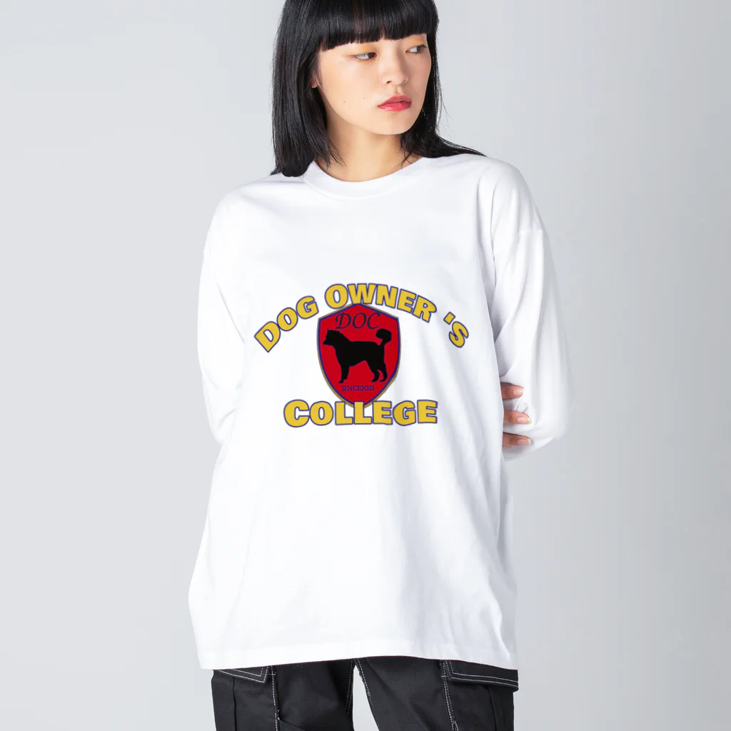 ドッグオーナズカレッジのDogOwner'sCollegeグッツ ビッグシルエットロングスリーブTシャツ