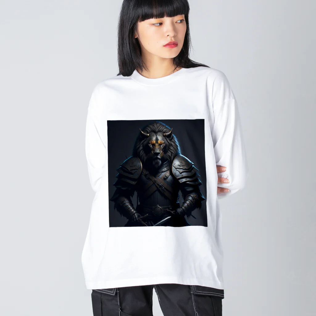 AI-assembleの百獣の王ライオン侍 Big Long Sleeve T-Shirt