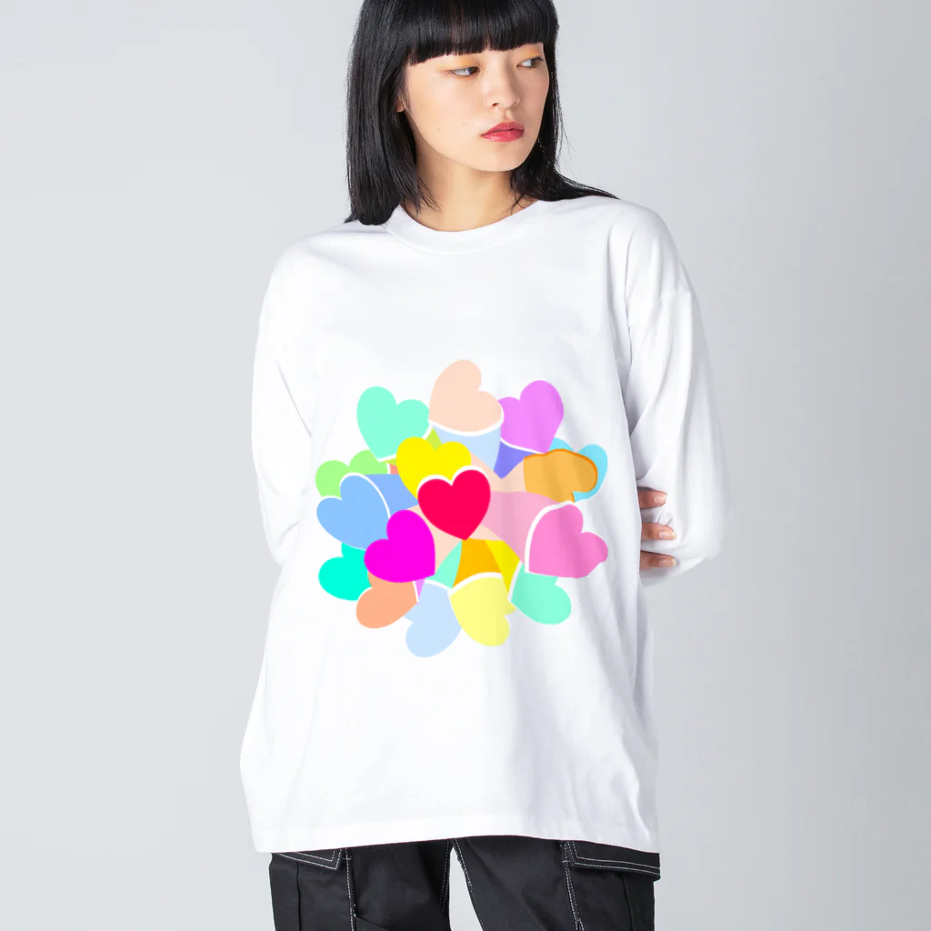 Suzutakaの幸せの花束 ビッグシルエットロングスリーブTシャツ