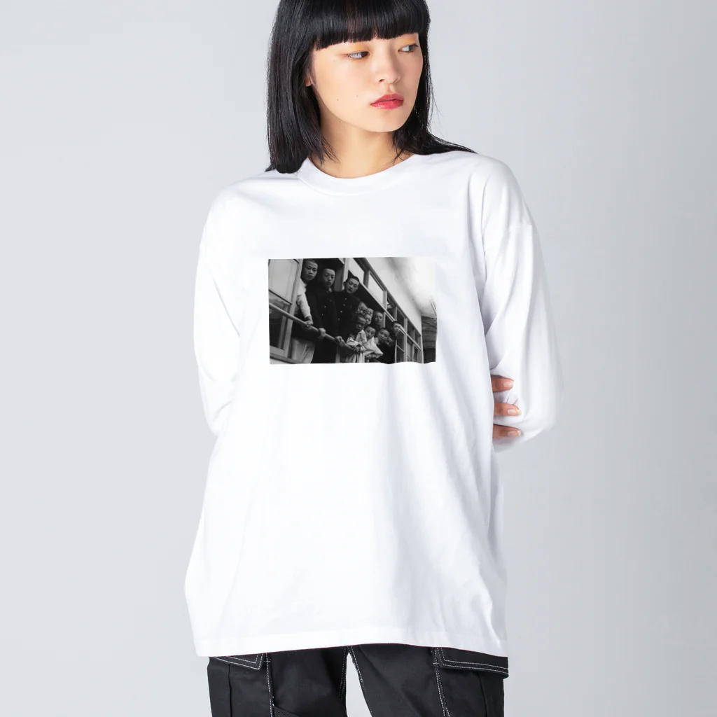 おかやまの愛のじいちゃん Big Long Sleeve T-Shirt