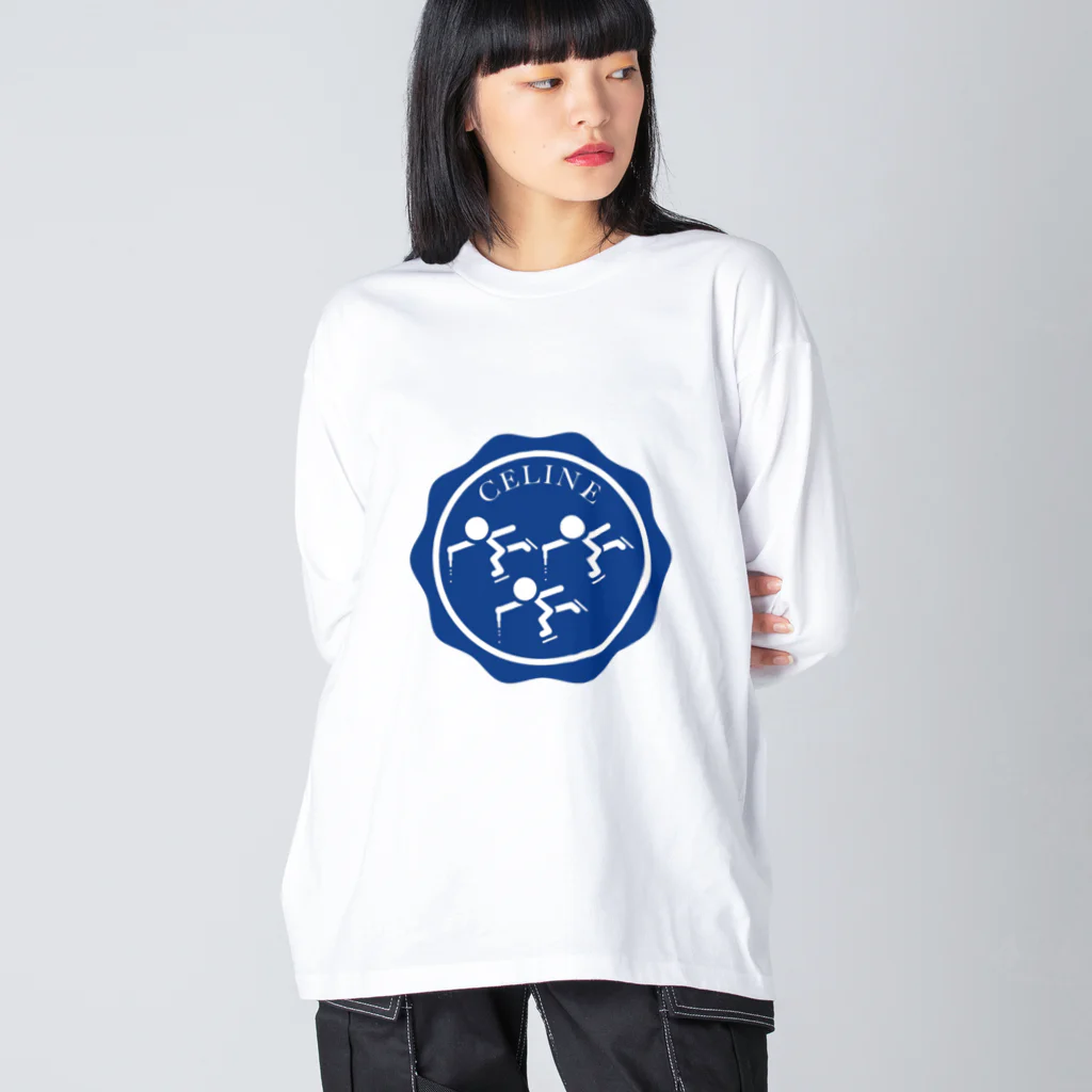 原田専門家のパ紋No.3521 CELINE  （修正版） ビッグシルエットロングスリーブTシャツ