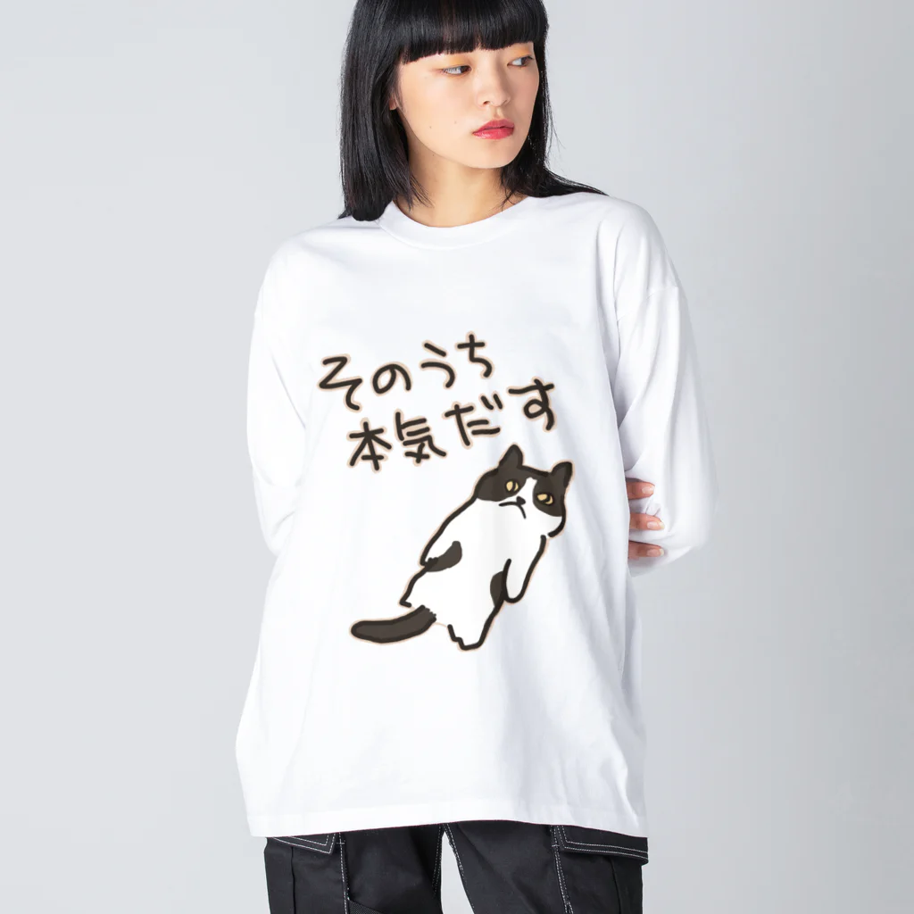 ミナミコアリクイ【のの】のそのうちそのうち【ねこ】 Big Long Sleeve T-Shirt