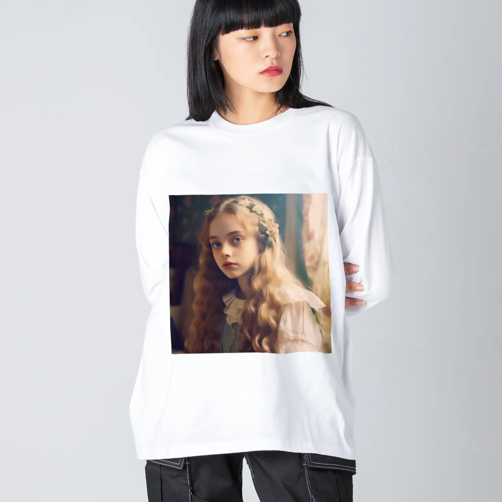 リトルショップオブdaisyのl'année 1900 ビッグシルエットロングスリーブTシャツ