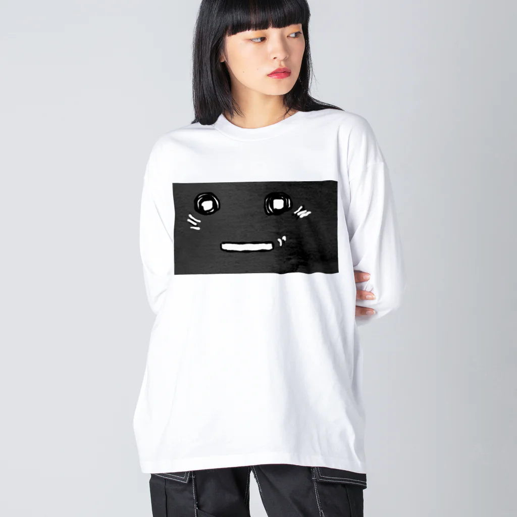 pinyako5502のニヤリくん ビッグシルエットロングスリーブTシャツ