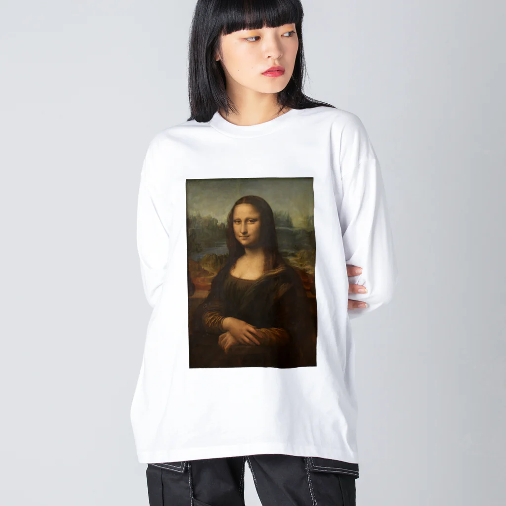 世界美術商店のモナ・リザ / Mona Lisa ビッグシルエットロングスリーブTシャツ