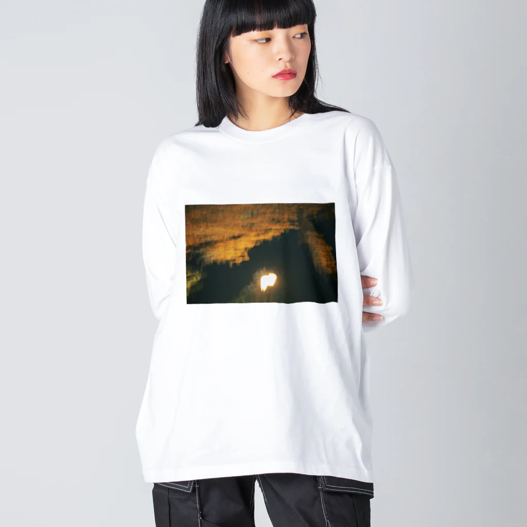 なつこ。の油絵のような写真Ｔシャツ ビッグシルエットロングスリーブTシャツ