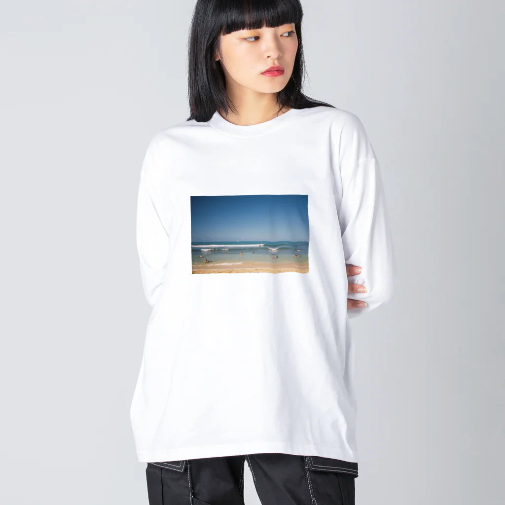 りんのTシャツ屋さんのワイキキビーチ Big Long Sleeve T-Shirt