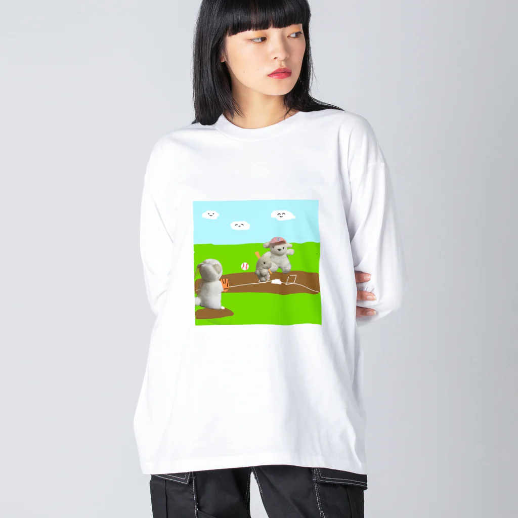 bakuta_nの野球部 Big Long Sleeve T-Shirt