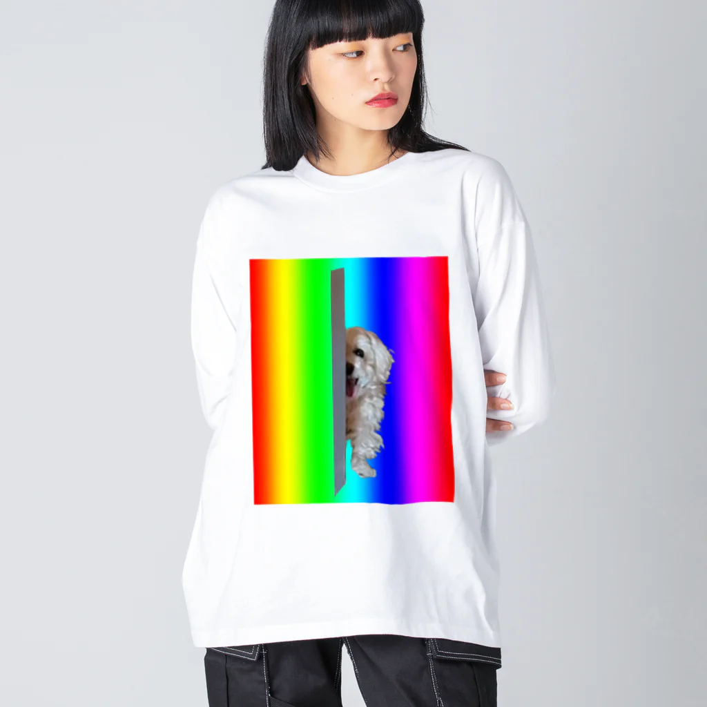 コロちゃんショップの「見いつけた♪」 Big Long Sleeve T-Shirt