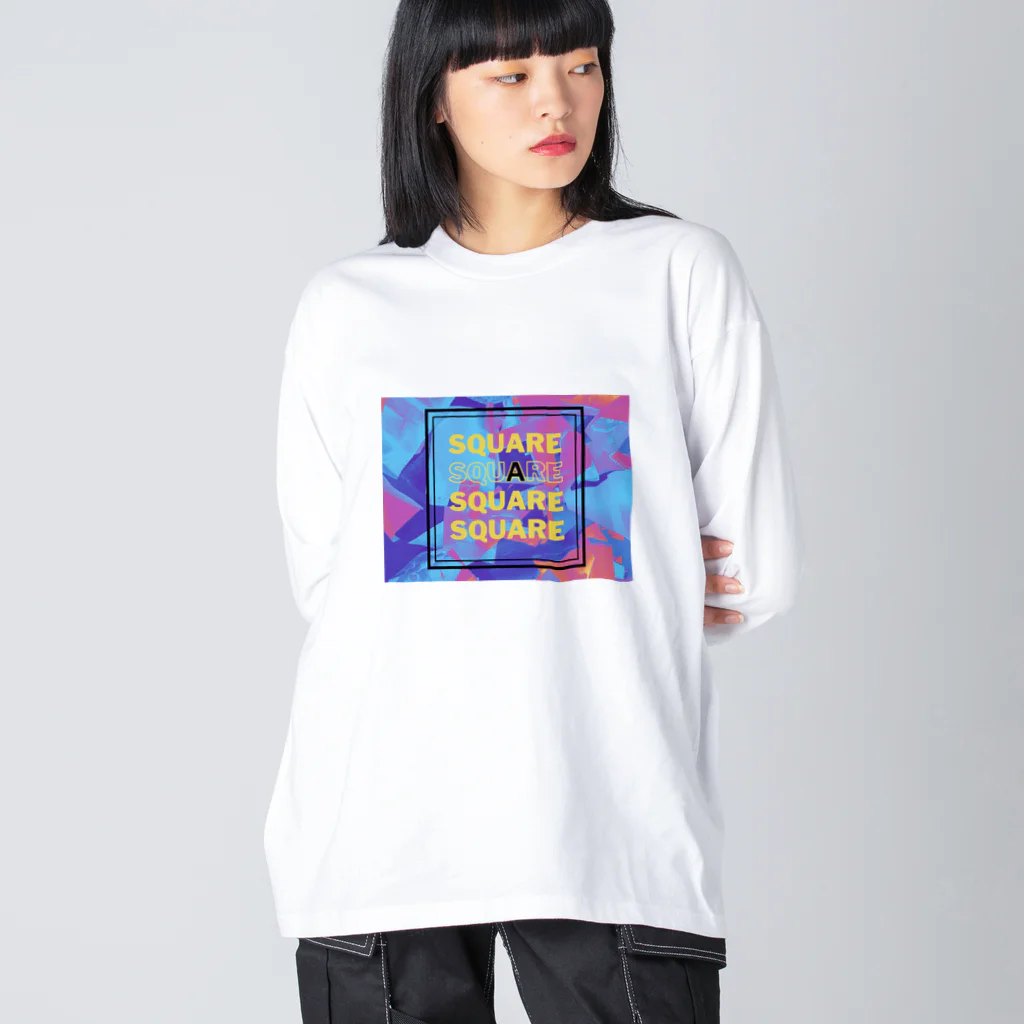 insparation｡   --- ｲﾝｽﾋﾟﾚｰｼｮﾝ｡のsquare Big Long Sleeve T-Shirt