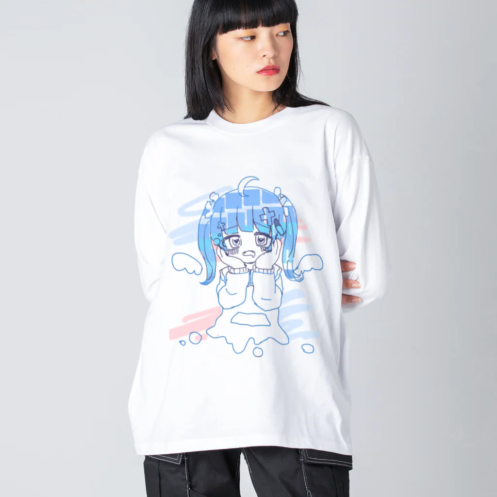 みこきちのさぶかる！天使ちゃん ビッグシルエットロングスリーブTシャツ