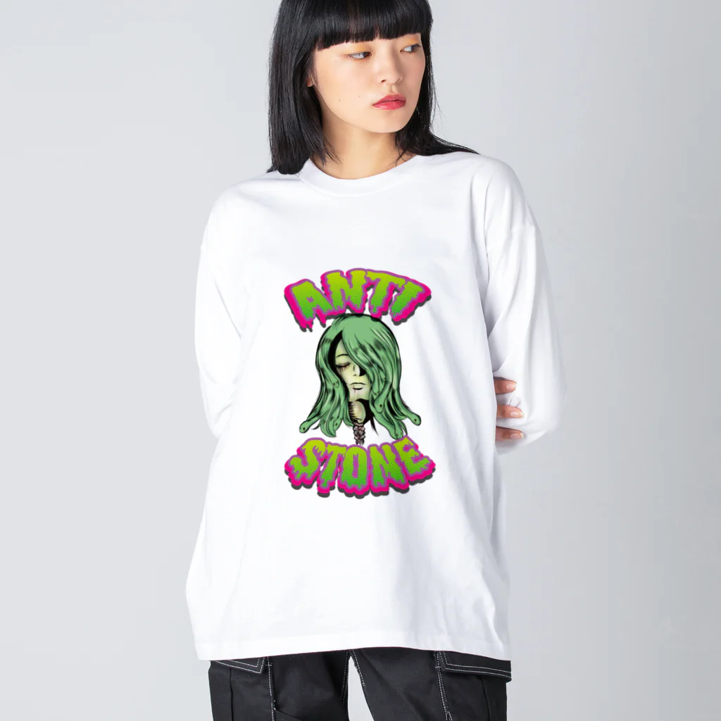 GAME DRUNKERのANTI STONE ビッグシルエットロングスリーブTシャツ