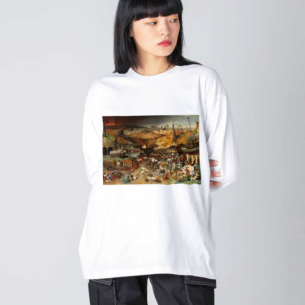 世界美術商店の死の勝利 / The Triumph of Death Big Long Sleeve T-Shirt