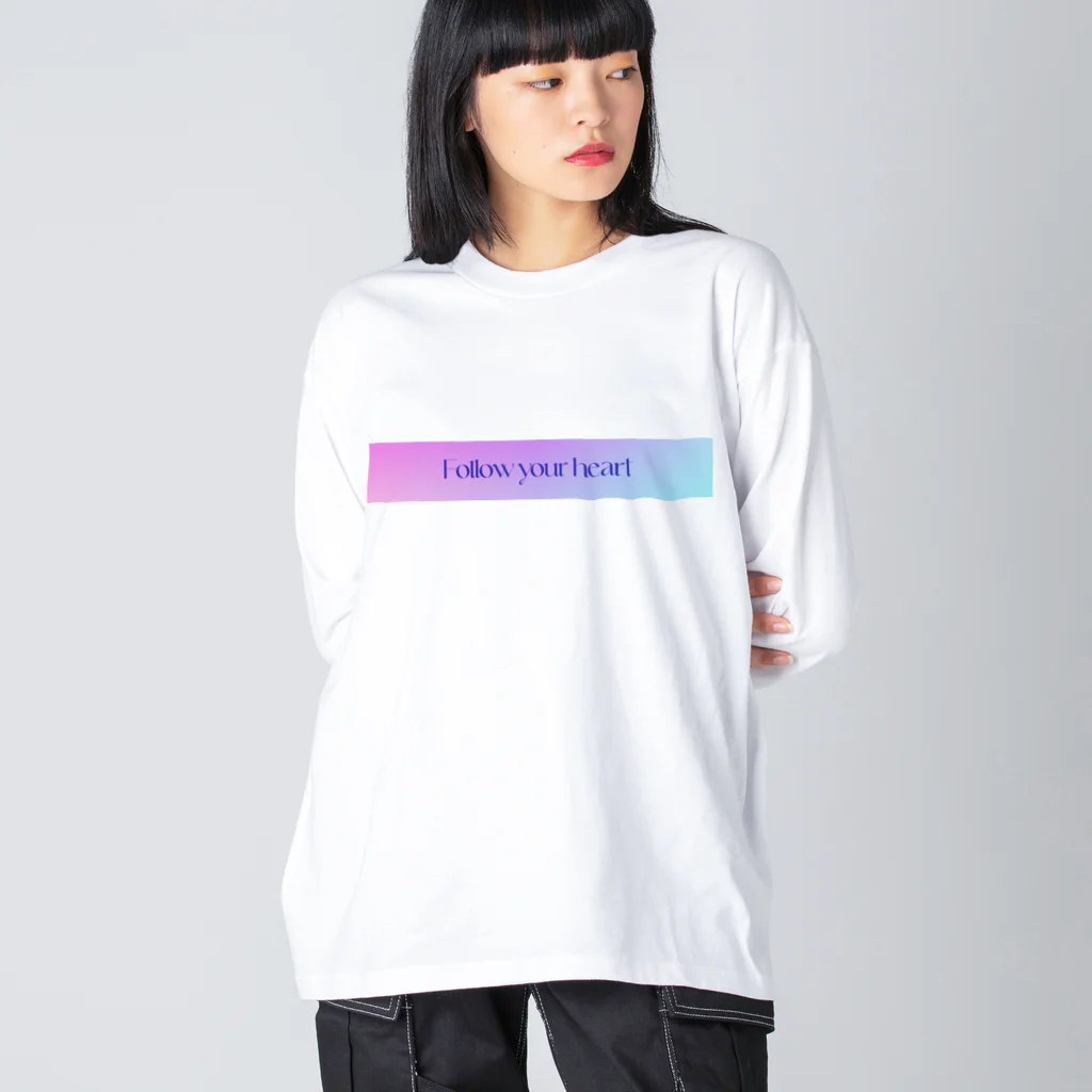 Peppermint | Mikaのpink collage  Big Long Sleeve T-Shirt